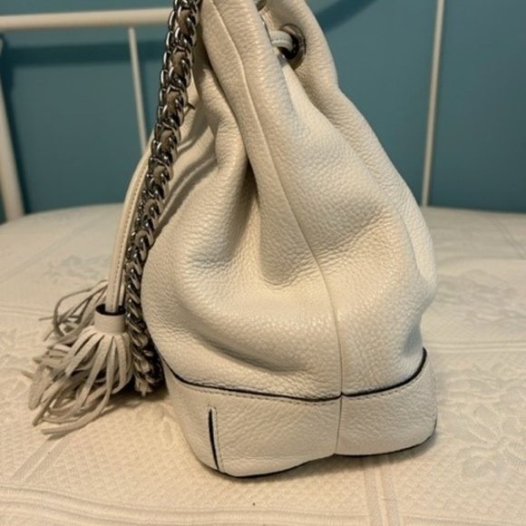 EUC Rebecca Minkoff Lexi mini bucket leather Crossbody shoulder leather - Picture 2 of 6